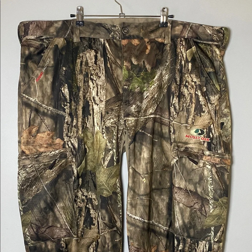 Mossy‎ Oak Mens Performance Camo Hunting Pants Mens 3XL 48-50 Scent Factor TP114